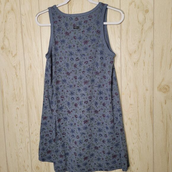 Marithe Francois Girbaud Blue Floral Sleeveless Dress - Picture 5 of 5